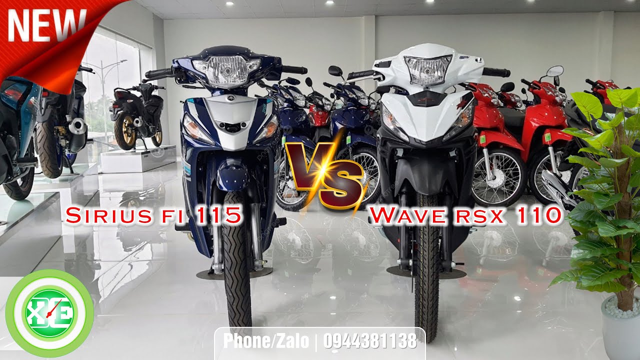 АВТОМОБИЛИ И АВТОМОБИЛИ | Сравнение Yamaha Sirius Fi 115cc 2024 и Honda Wave RSX 110cc 2023 — Дис...