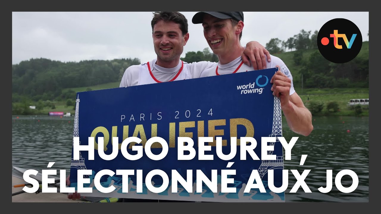 Portrait d'Hugo Beurey, sélectionné aux JO en 2 de couple poids léger aviron
