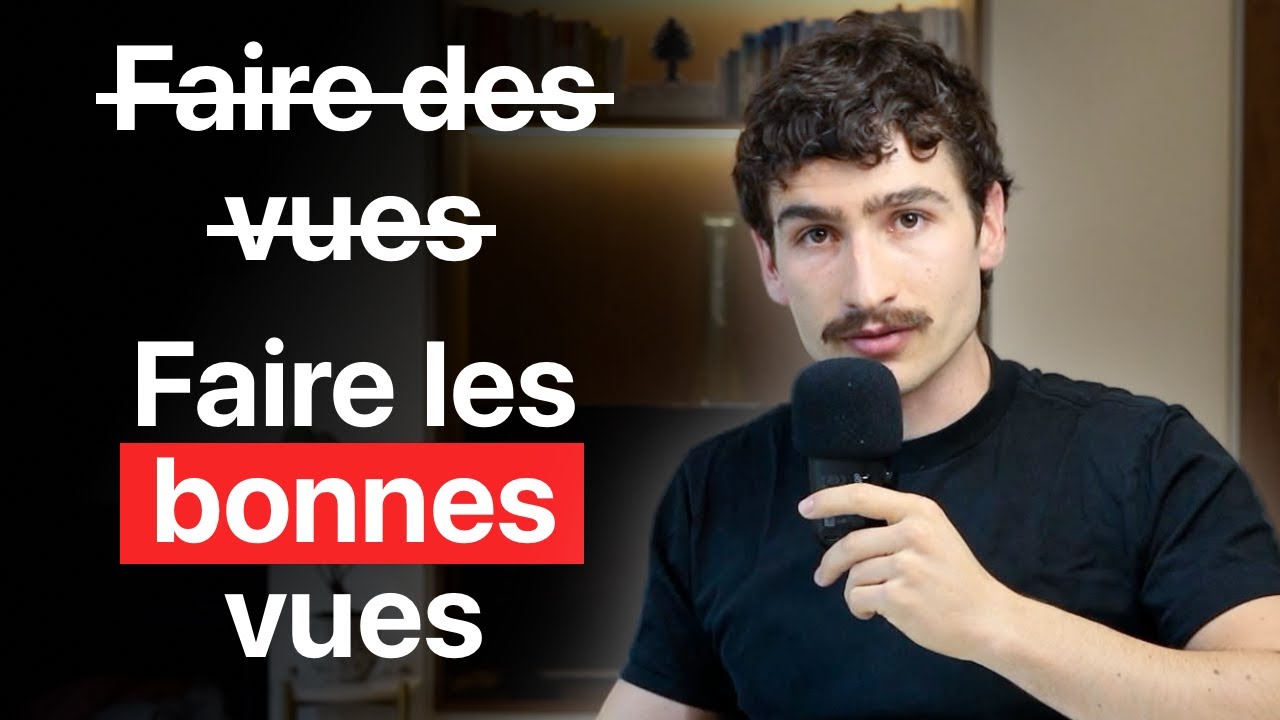 Vivre de YouTube avec moins de 1000 vues (le syst&egrave;me)