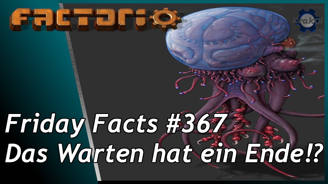 FACTORIO Friday Facts #337 - Stand der Entwicklung & Neuer Ailien (Concept-Art)