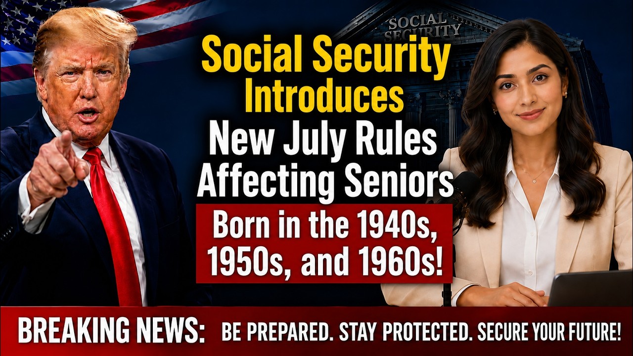 Social Security Introduces New July Rules Affecting Seniors Born in the 1940s, 1950s, and 1960s!
