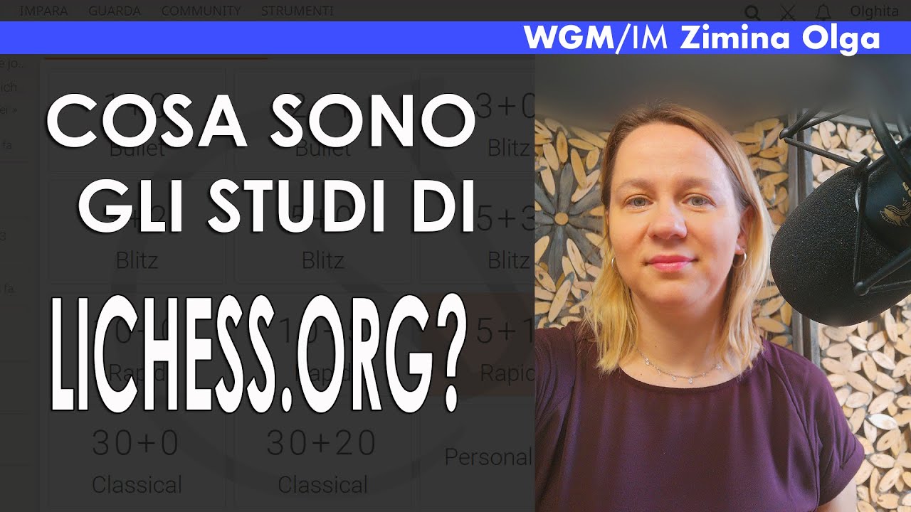 Cosa sono gli studi di Lichess.org