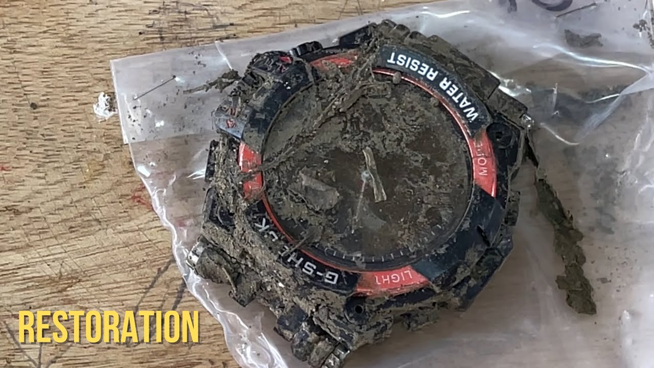 Muddy G-Shock Watch Restoration: From Paddy Field to Precision Timepiece #watchrestoration