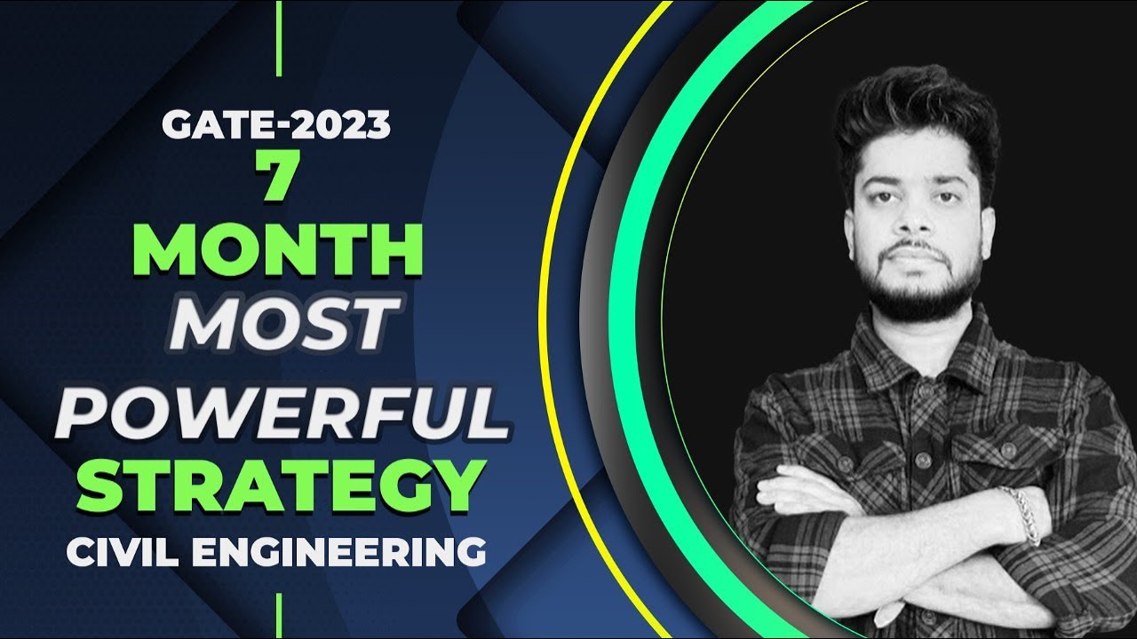 GATE 2023 | 7 Months most powerful strategy | Civil Engineering🔥