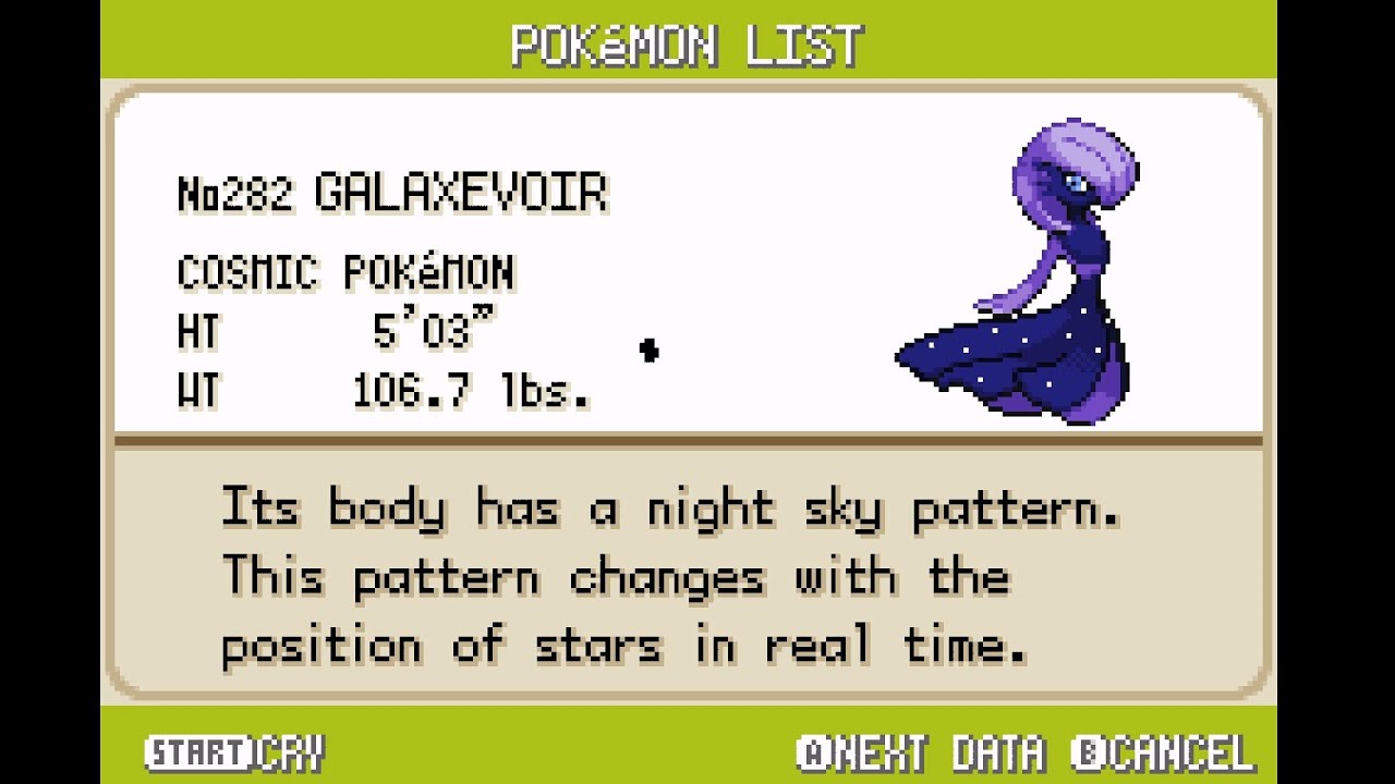 Pokemon WaterRed Complete Pokedex