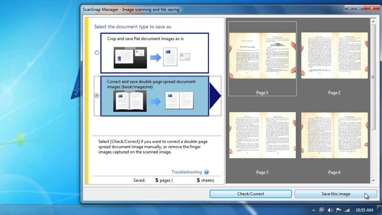 ScanSnap SV600 &ndash; Scanning Books and Book Correction Tool