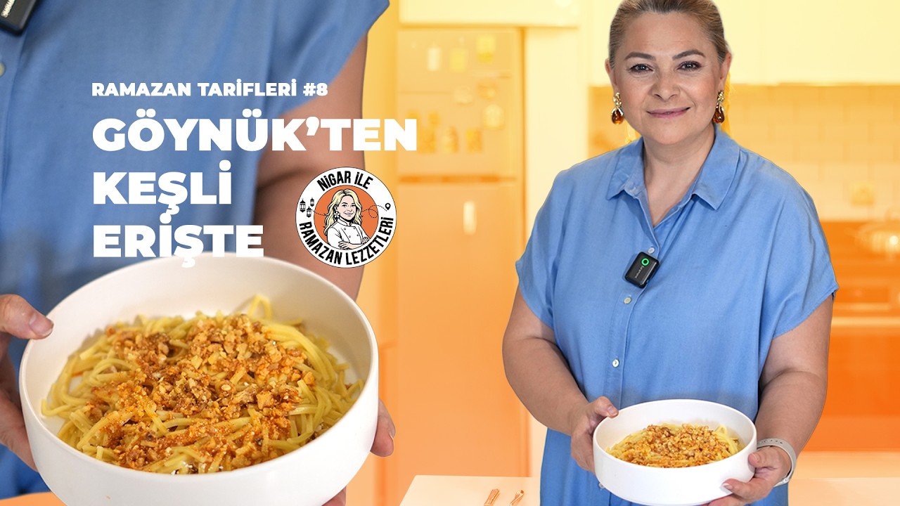 4 Malzemeyle Şahane! Göynük Usulü Keşli Erişte. İftarlık Pratik Tarif ✨