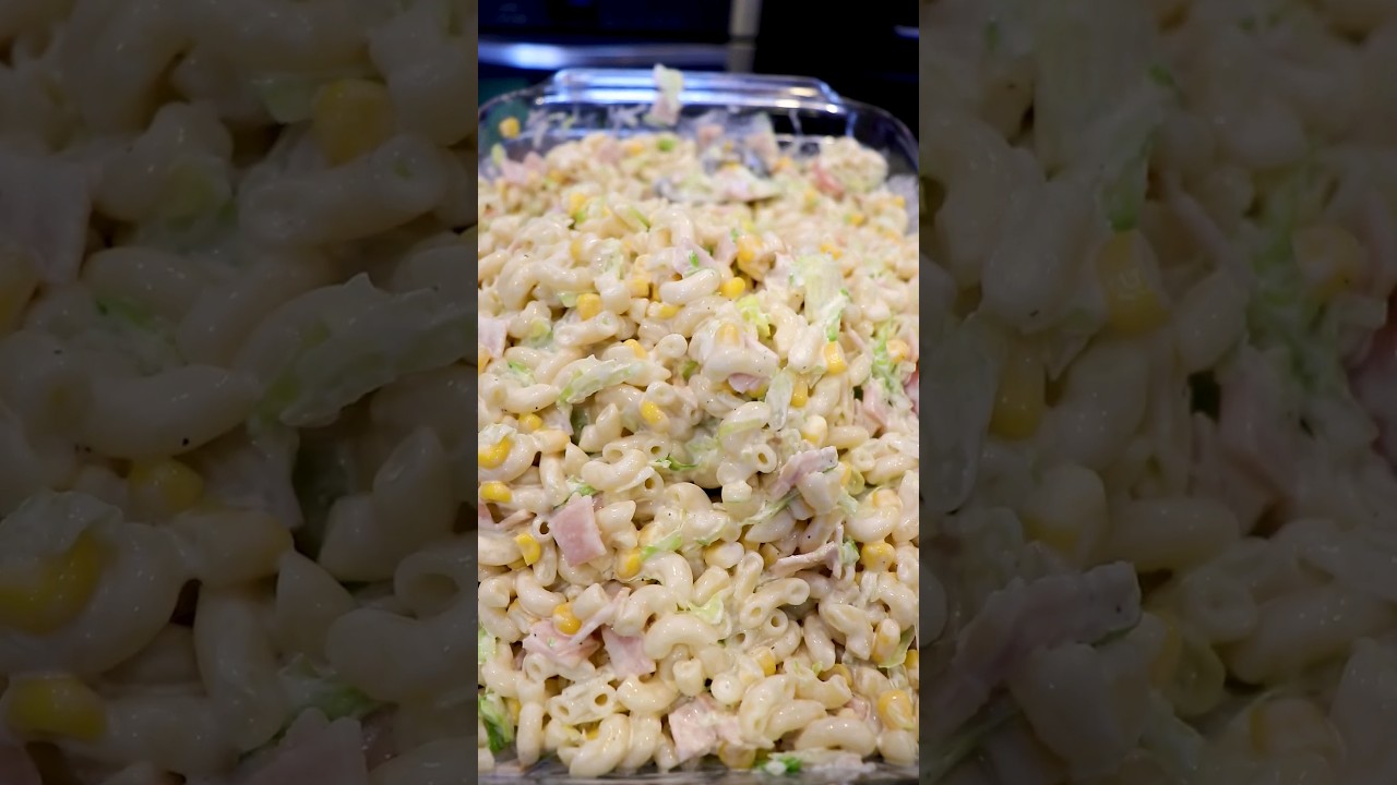 Sopa Fr&iacute;a Ensalada de Coditos #shorts
