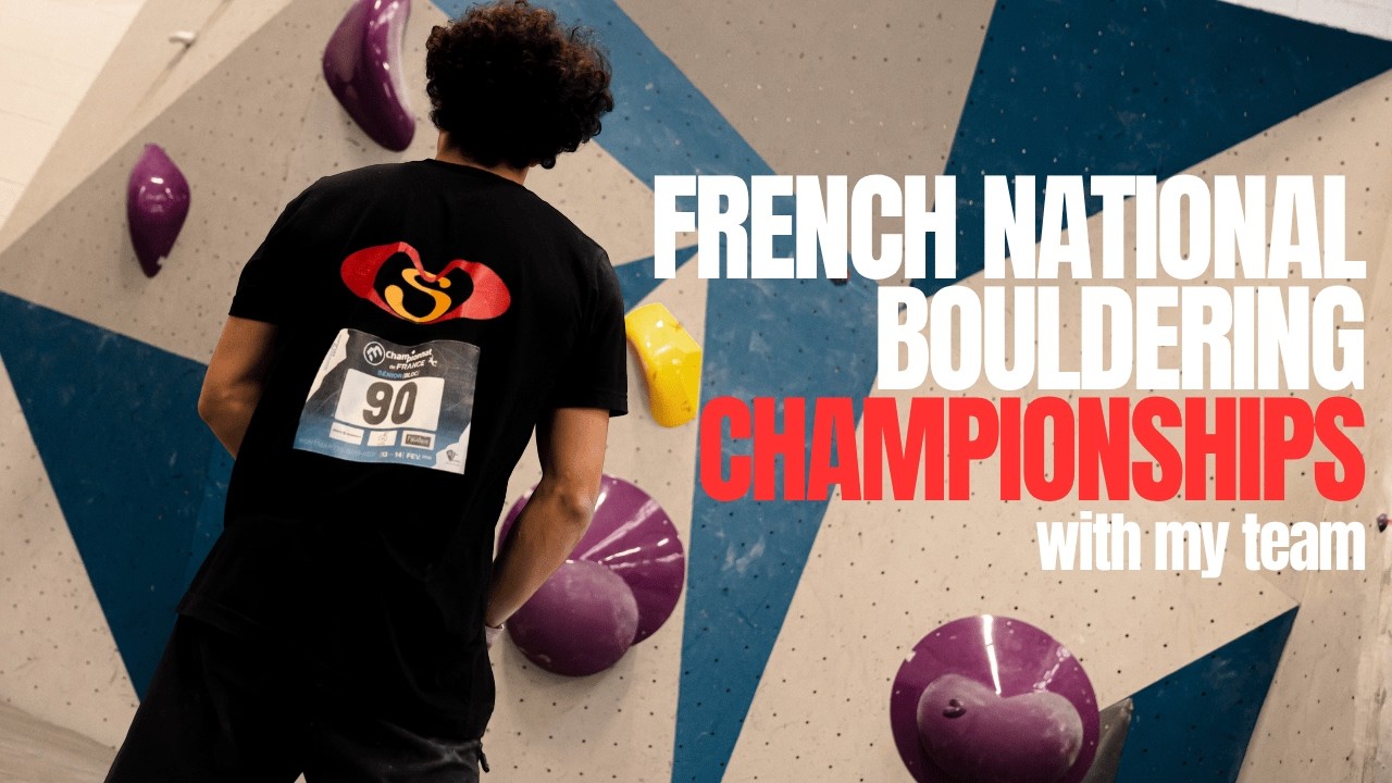 Bouldering nationals are funnier than you think 😂🇫🇷