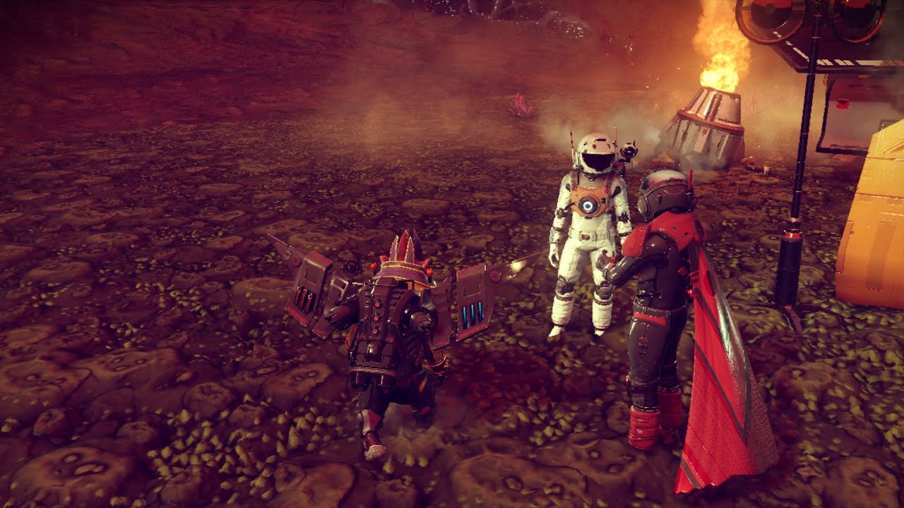 NO MANS SKY #7 TRES ASTRONAUTAS