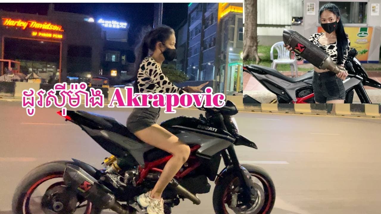 Change Akrapovic with Ducati hypermotard  SP 2014 khob khob