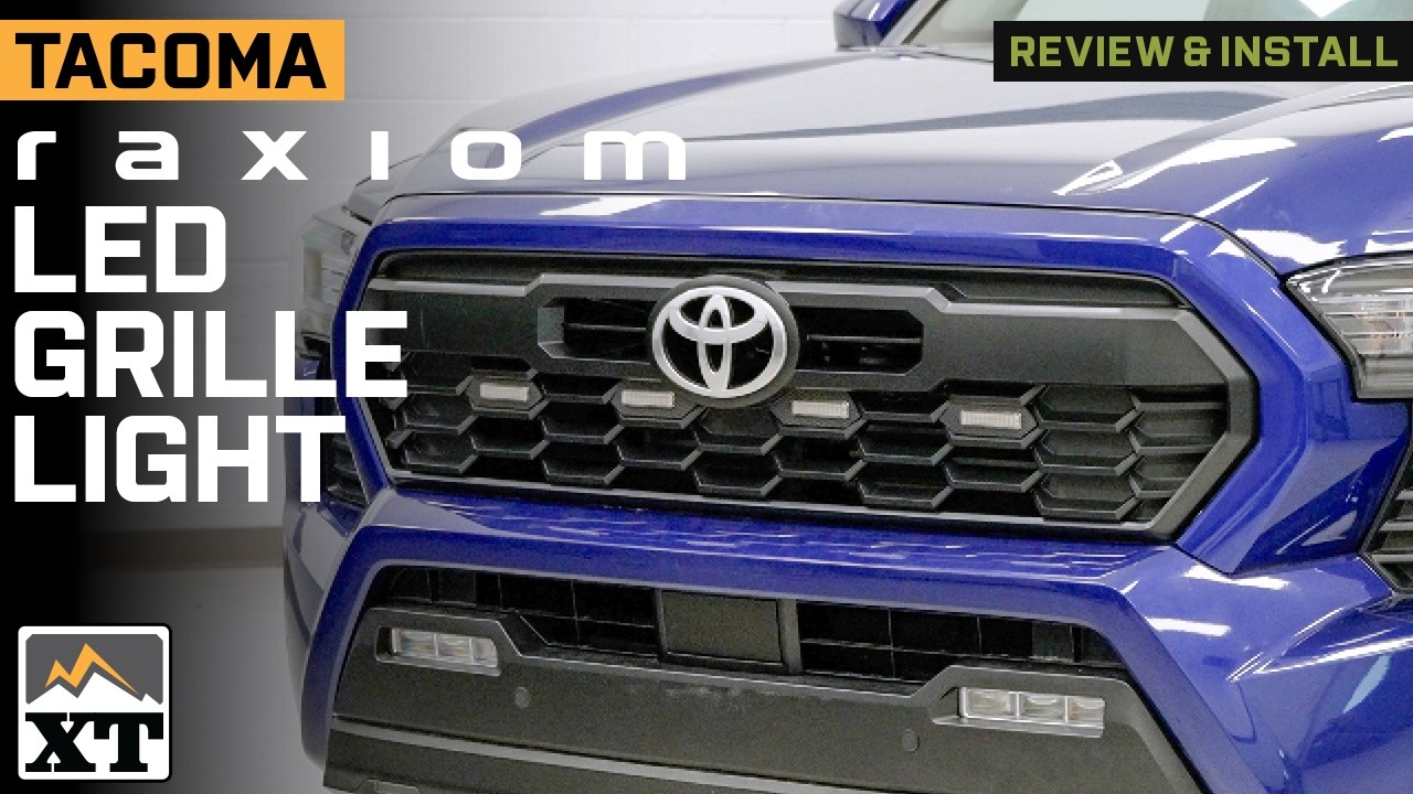 2024-2026 Tacoma Raxiom White LED Grille Light Review & Install