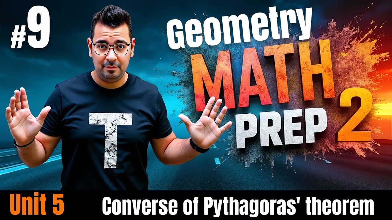 Math | Geometry | prep 2 |  Converse of Pythagoras' theorem |  #حل_المعاصر