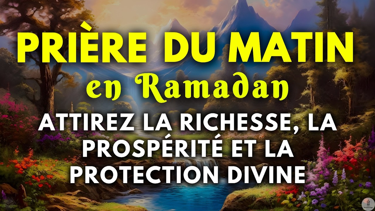 🌅 Prière du Matin des Derniers Jours du Ramadan pour Pardon, Baraka et Abondance Divine