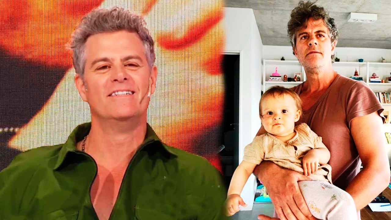 Mike Amigorena en su rol de padre: 