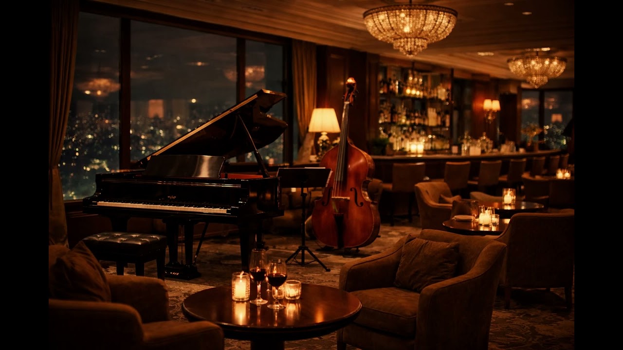 Soft Piano Jazz from an Elegant Lounge Bar ☕ Relaxing Music for a Calm Evening