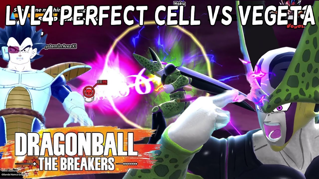LVL4 PERFECT CELL teaches another lesson to VEGETA with SBC - Dragon Ball The Breakers