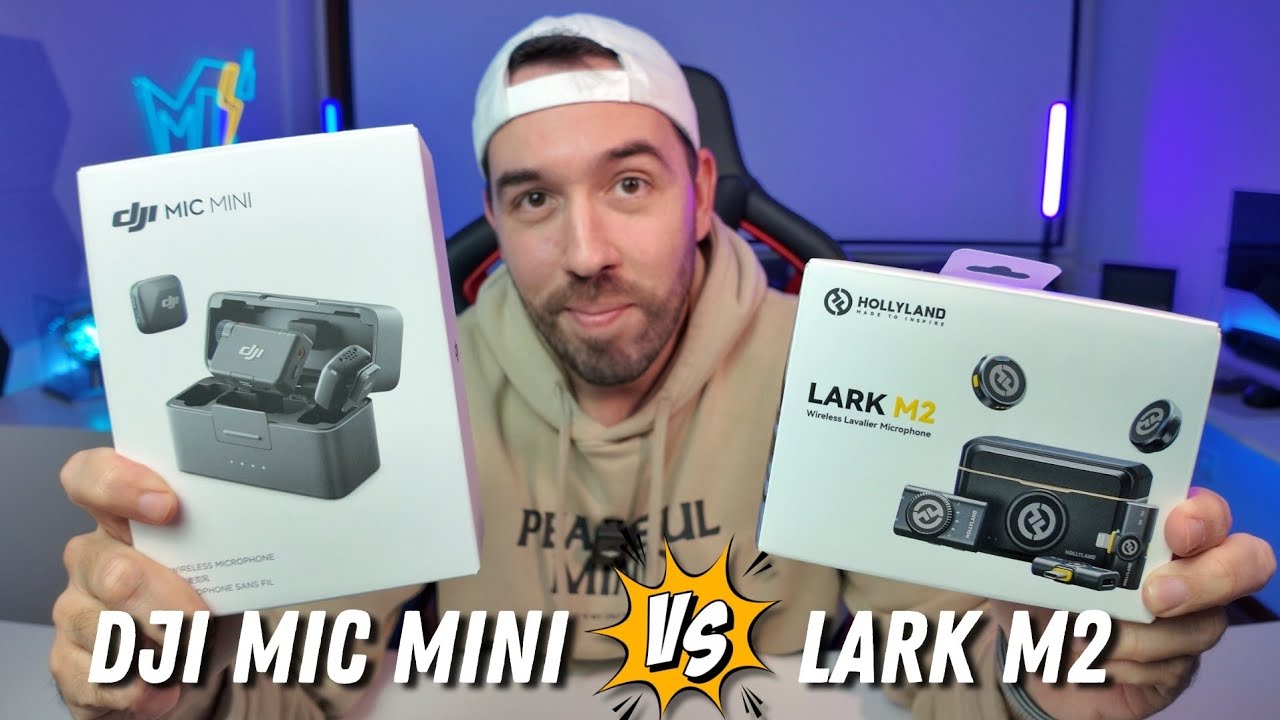 QUAL É MELHOR - DJI MIC MINI VS HOLLYLAND LARK M2 - TEMOS UM CAMPEÃO