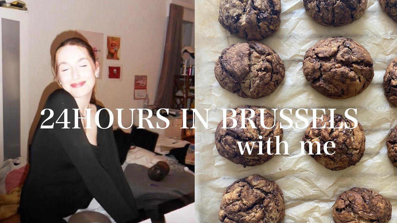 24hrs in Brussels | picnic in a park, exploring iconic parts of the city, baking cookies & more