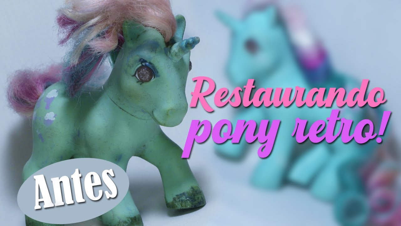 Restaurando A Fizzy! Mi Pequeño Pony Vintage en mal estado.