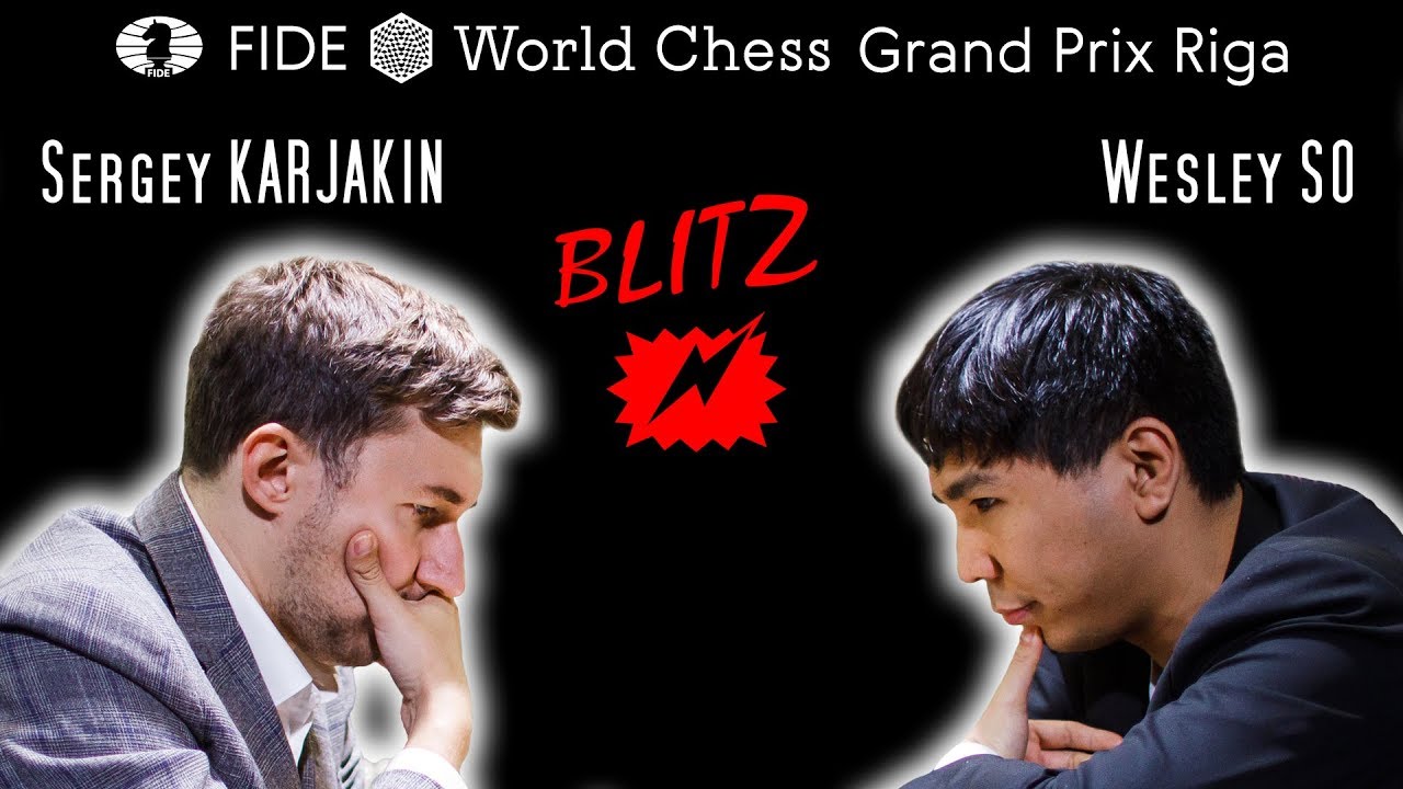 Seregy Karjakin was so close to strike back vs Wesley So but... / Blitz / FIDE GP Riga 2019