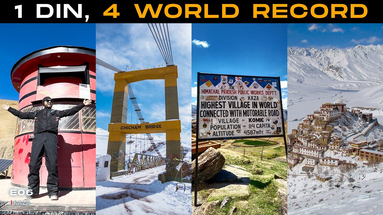 Ek Din Me World’s Highest Sab Kuch😱 | Kaza Spiti | Ep 07 | Winter Spiti 2025