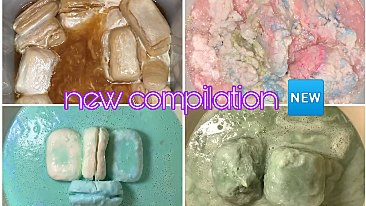 Asmr soaked soap squeeze #asmr #soakedsoap #mushysoap
