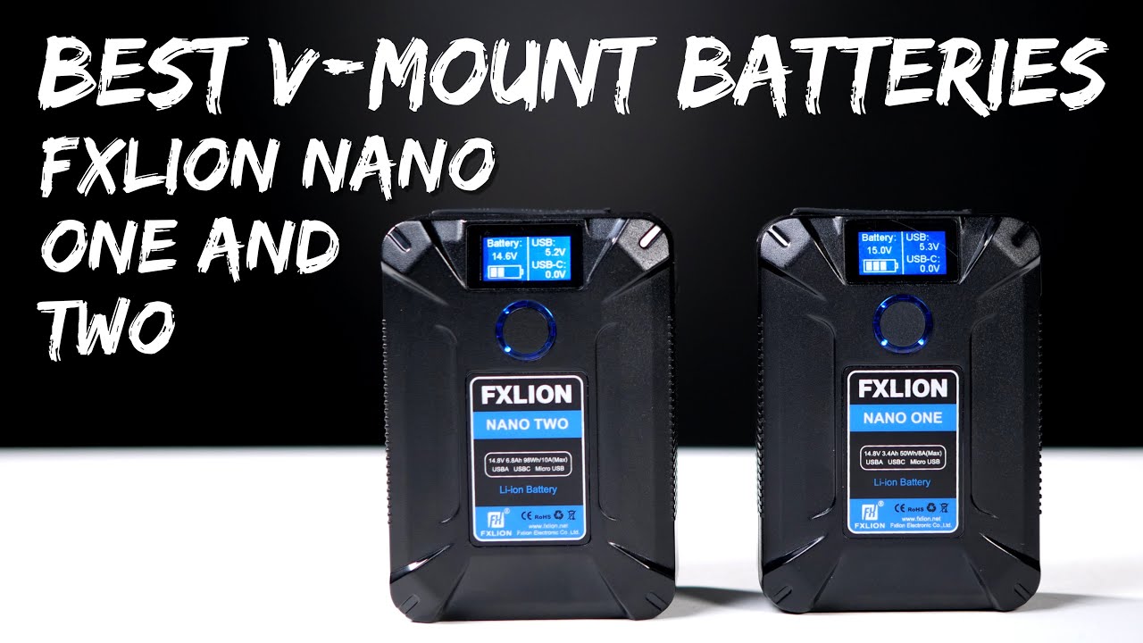 Fxlion Nano, best portable v-mount battery for Blackmagic Ursa mini , Bmpcc4k ,Z-Cam & Kinefinity