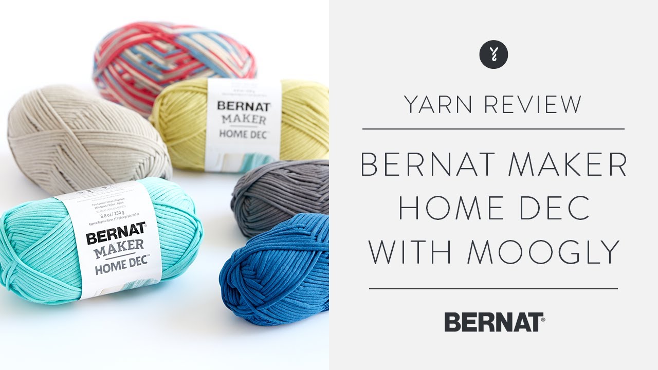 Обзор пряжи Bernat Maker Home Dec и идеи проектов в блоге Moogly.