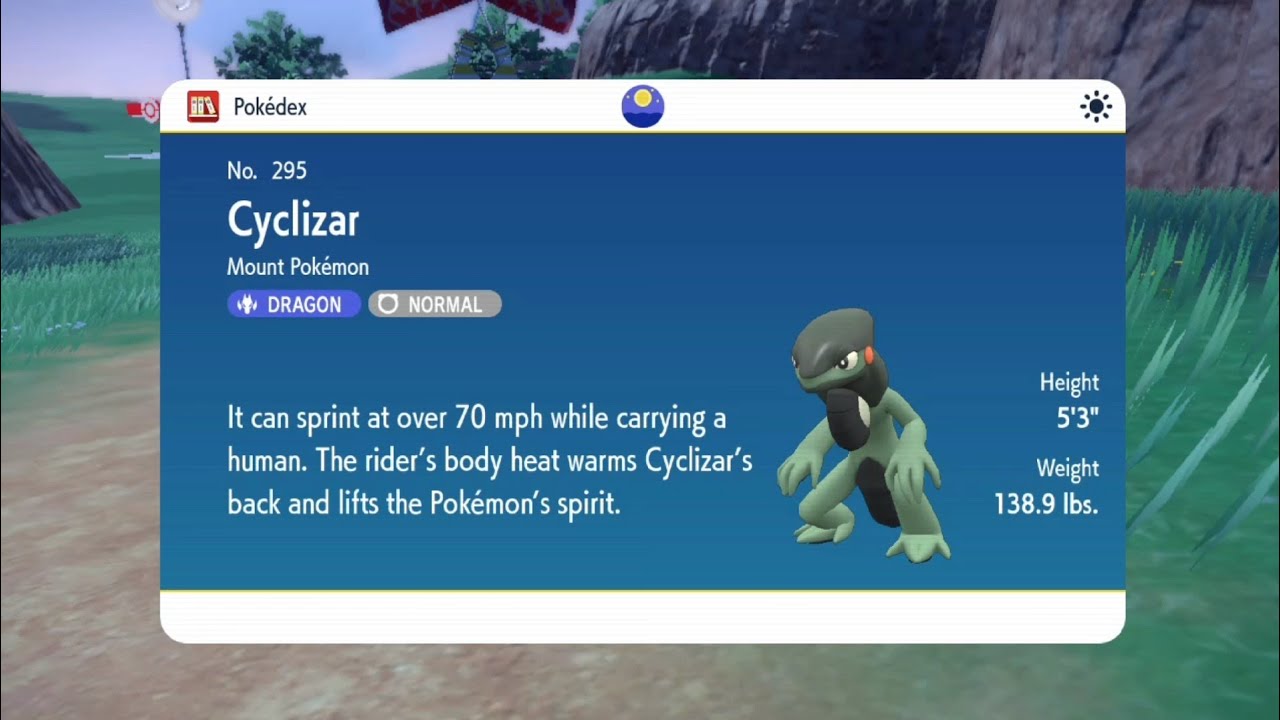 Where to Catch Cyclizar in Pok&eacute;mon Scarlet & Violet