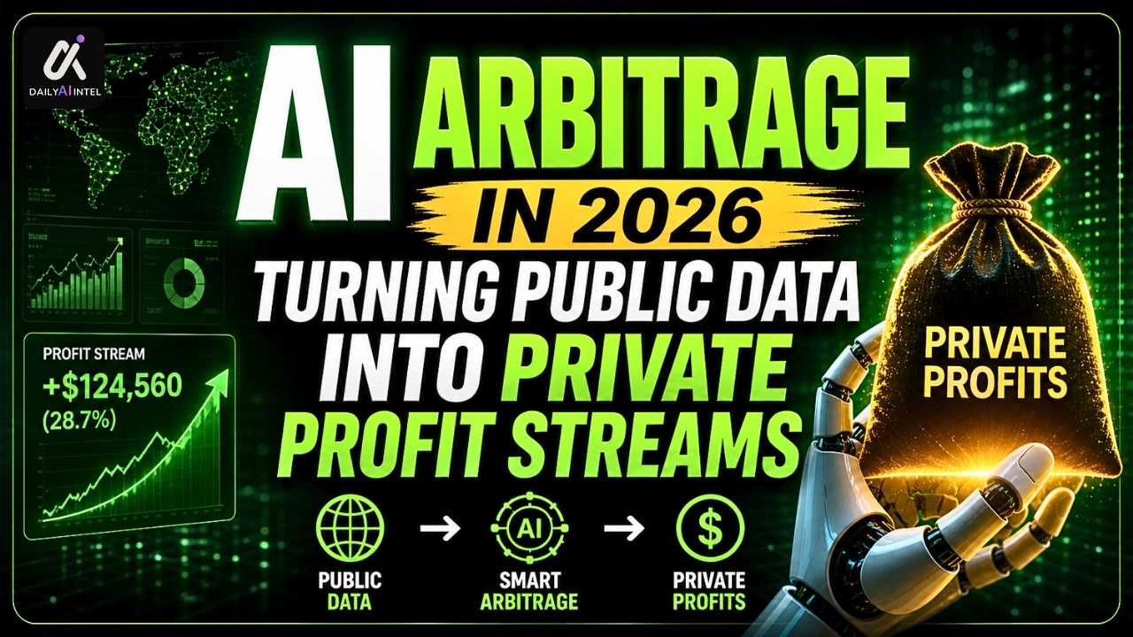 AI Arbitrage In 2026: How To Turn Public Data Into Private Profit Streams!