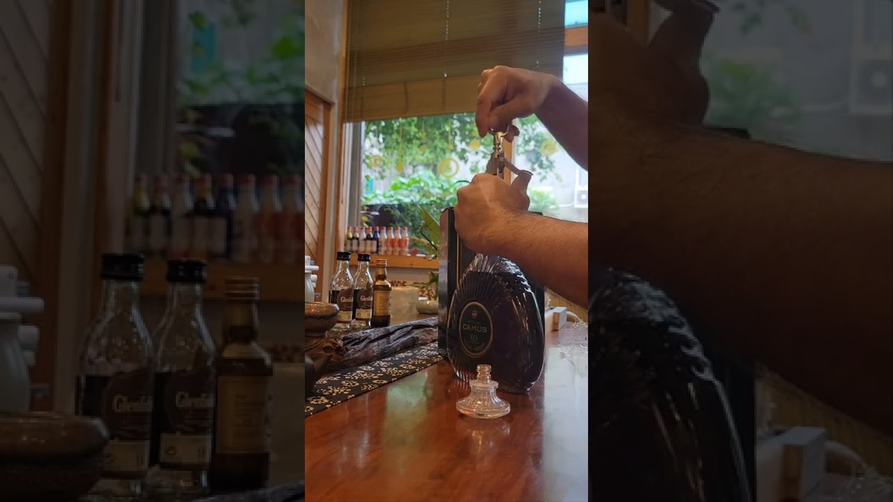 30年CAMUS XO老酒斷塞開瓶~
