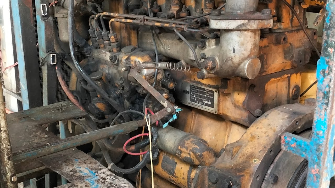 Lộc sửa xe cộ lúa Komatsu 4D92 bị khói trắng mất ga tự động khách chợ cái sách thành phố Hồng ngự 