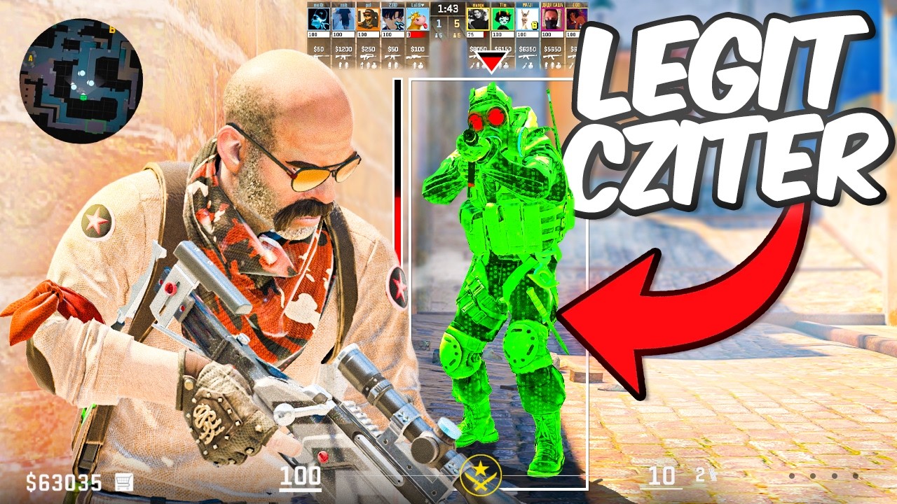 Najbardziej LEGIT CHEATER w HISTORII CS2 ze SKINAMI!