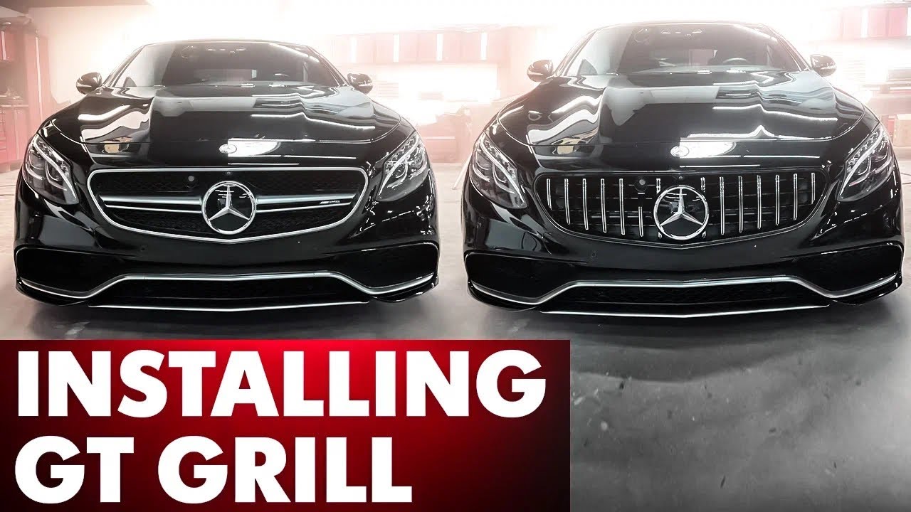 2016 MERCEDES S63 AMG W217 PANAMERICANA GT AMG GRILL INCREDIBLE TRANSFORMATION!