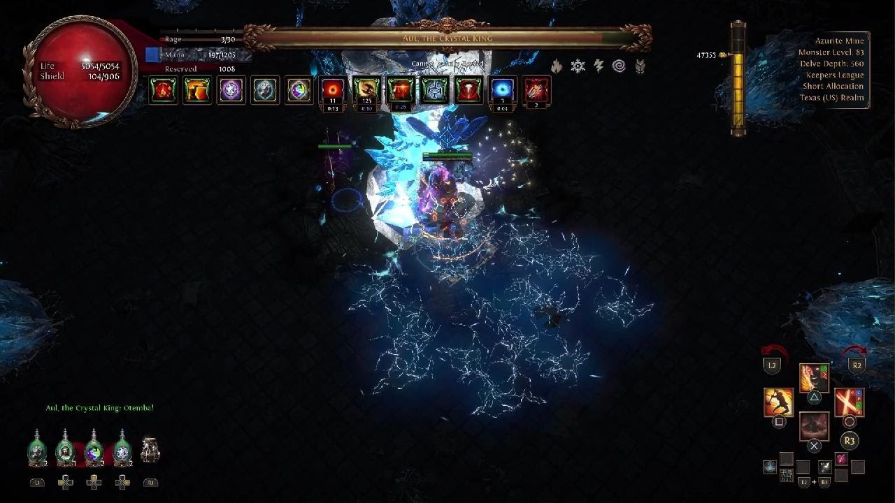 PoE 3.27 Double Strike of Momentum Aul Depth 560