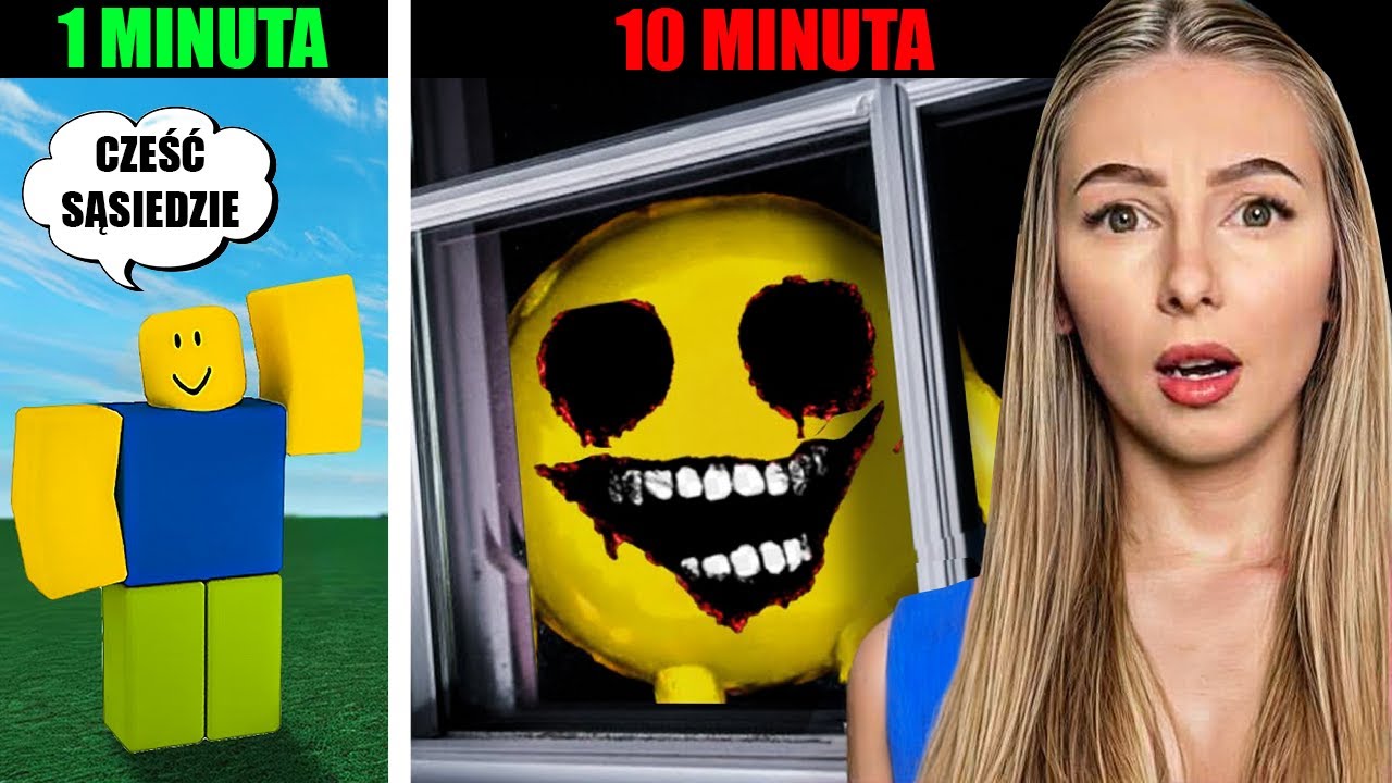 ROBLOX, ale CO 1 MINUTĘ STAJE SIĘ STRASZNIEJSZY!