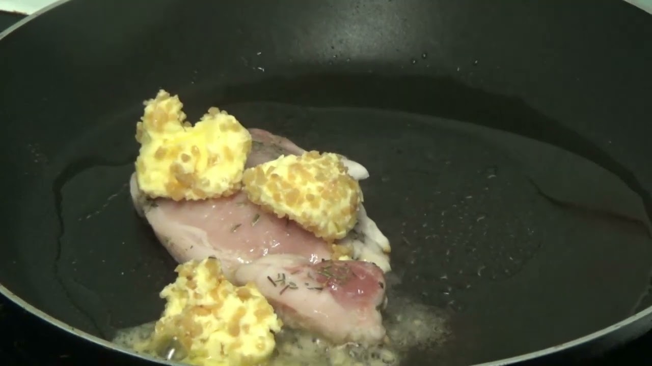 Pork Steaks in Garlic Butter