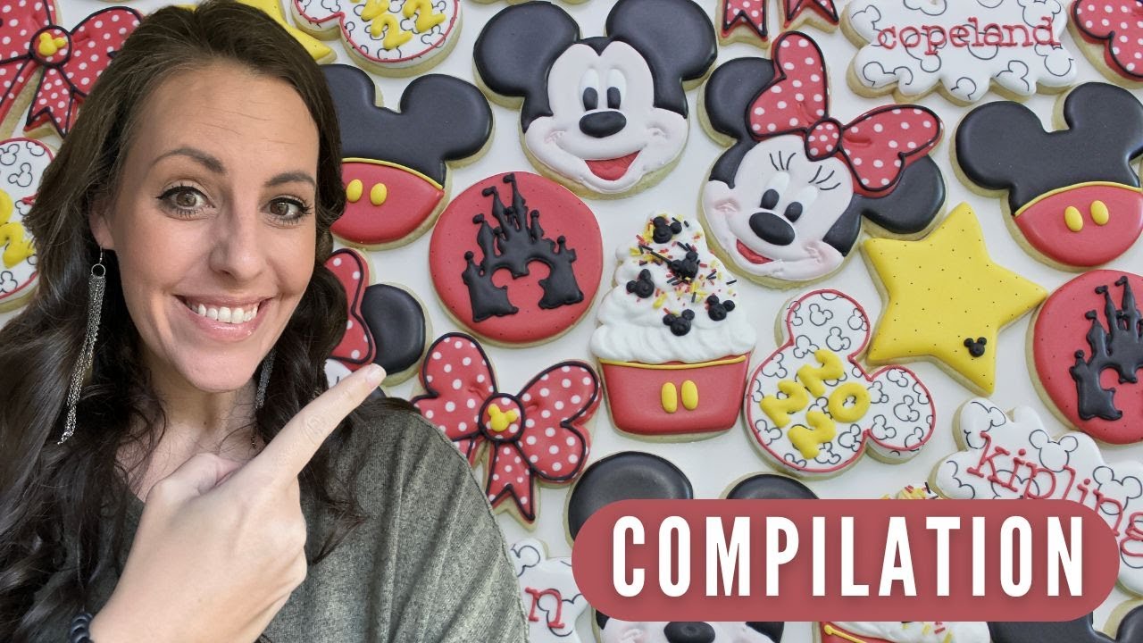 DISNEY WORLD Decorated Sugar Cookies | COMPILATION