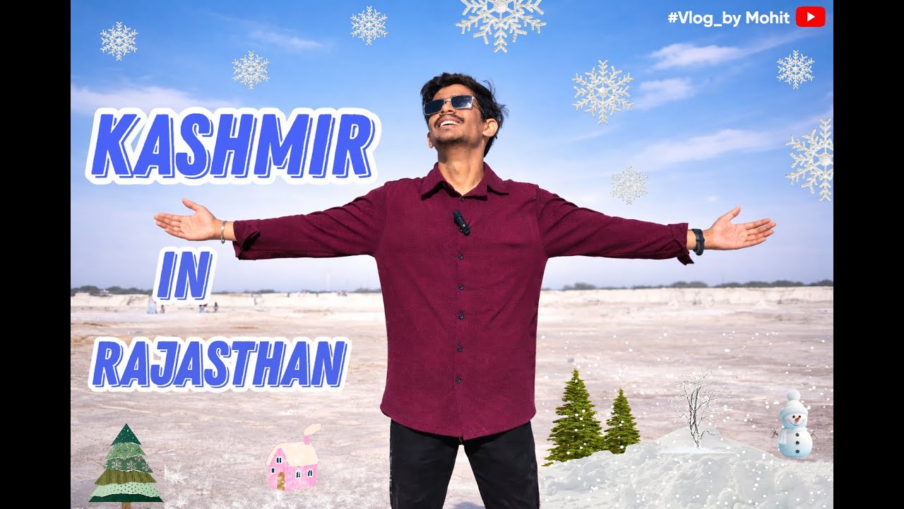 Kashmir in Rajasthan 😬🤔  ? I राजस्थान में बर्फ  ☃️❄️ कैसे  !! I सस्ता कश्मीर   😥 I Snowyard 