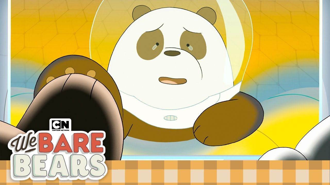 Astronaut Panda Stuck in Outer Space | We Bare Bears | Cartoon Network | Cartoons for Kids