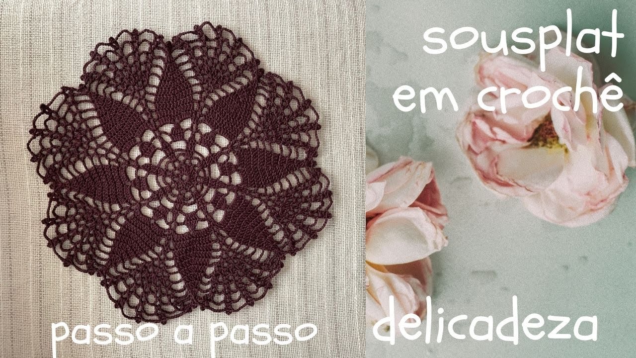 Toalha em crochê (parte 1/3)