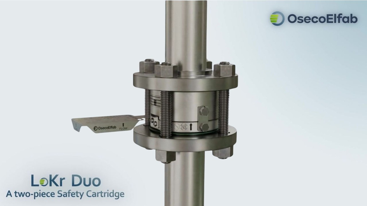 Reduce emissions with less waste: LoKr DUO, a two-piece rupture disc
