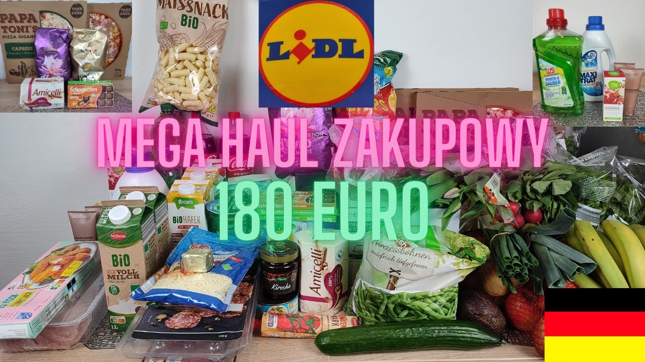 NIEMIECKI LIDL / FOOD HAUL /  ZAKUPY SPOŻYWCZE / KWIECIEŃ 2023