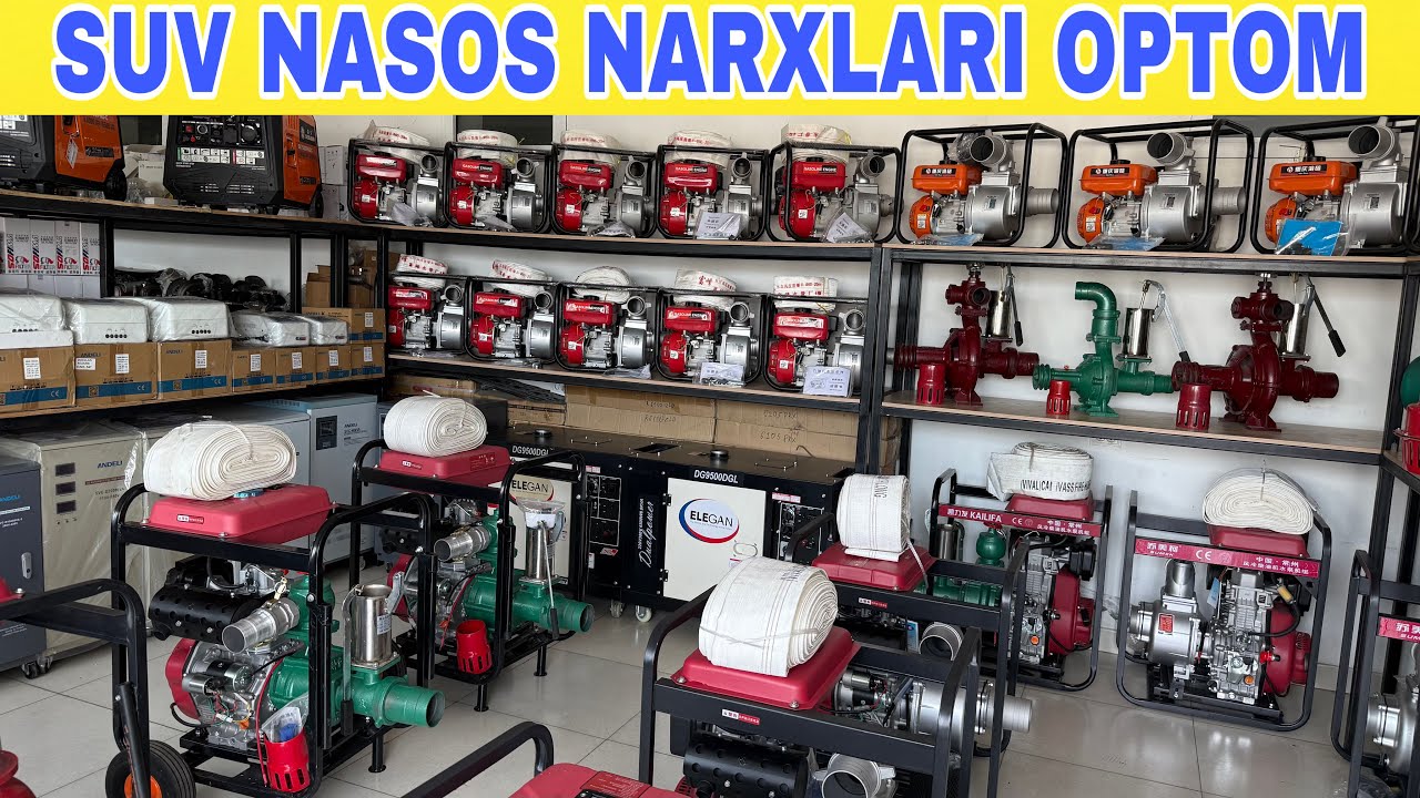 SUV NASOS NARXLARI ENG ARZON JOYIDAN