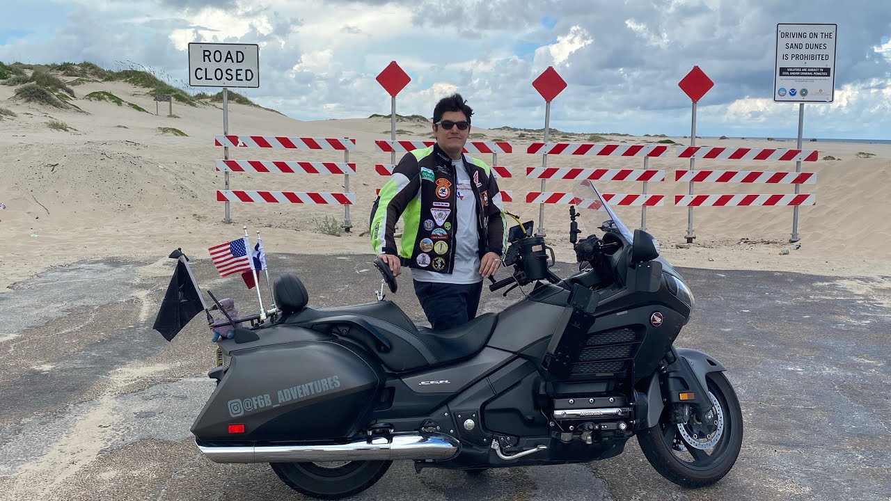 IRON BUTT CHALLENGE ON 2016 GOLDWING F6B.     Dallas to south padre island  1141miles in 20 hours