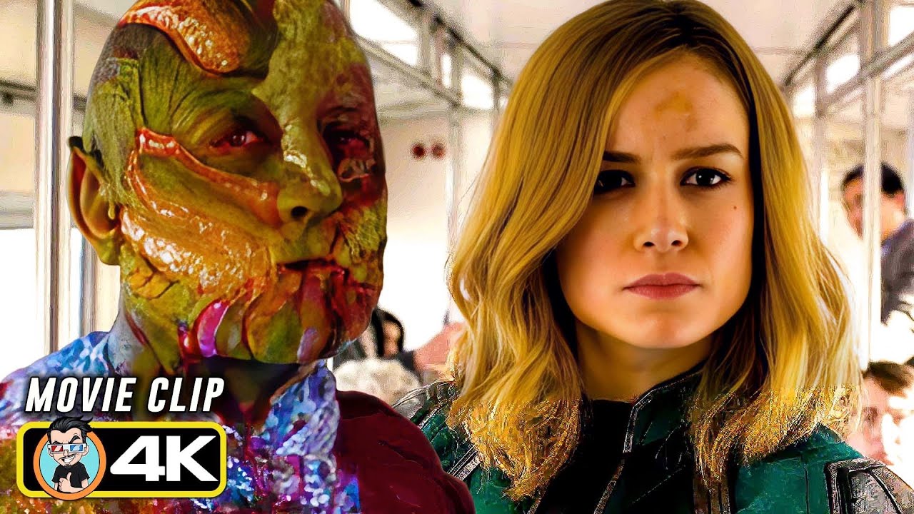 Captain Marvel &ndash; Train Fight Goes Off the Rails 🚆🔥 (4K)