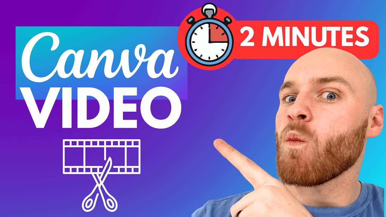2 Minute Tech Tutorial! CANVA VIDEO