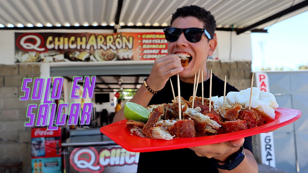Los famosos CHICHARRONES de SALGAR Atlantico 🐷