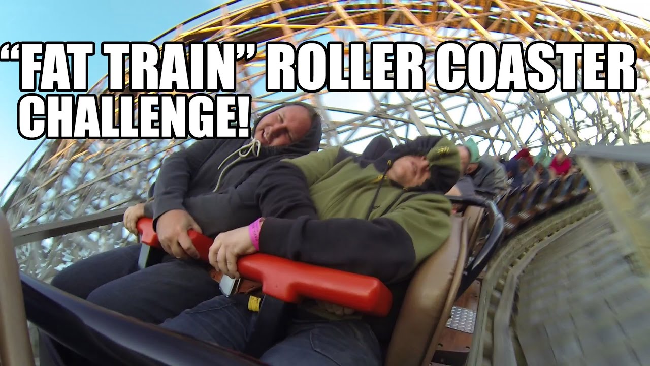 Fat Train Roller Coaster Challenge! Thunderbird Power Park Finland